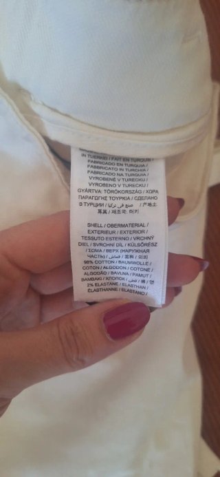 Pantalones cortos de algodón blancos