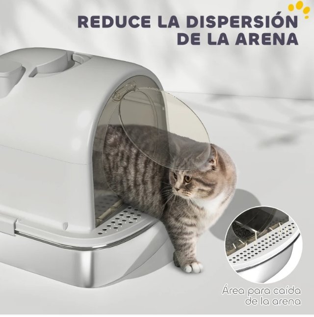Arenero per Gatti in Acciaio Inox