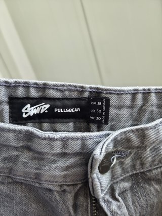 Pantalón Bad Bunny Gris Talla Única