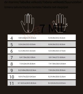 Guantes de portero WVVOU talla 7
