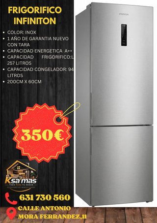 Frigorífico Infiniton Inox