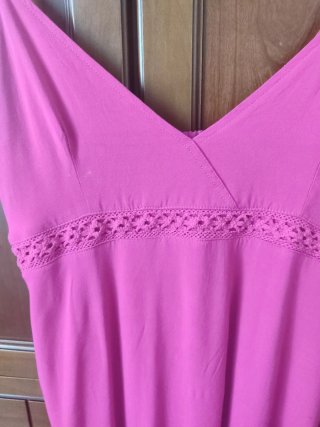Vestido rosa tirantes