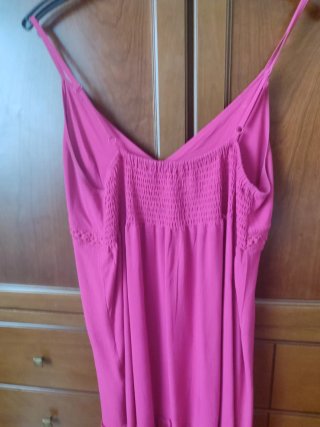 Vestido rosa tirantes