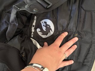 Pantalones de moto negros AOKI