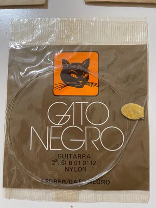 Cuerdas Guitarra Clásica Gato Negro Nylon