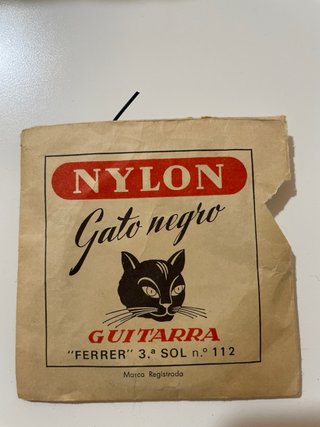 Cuerdas Guitarra Clásica Gato Negro Nylon