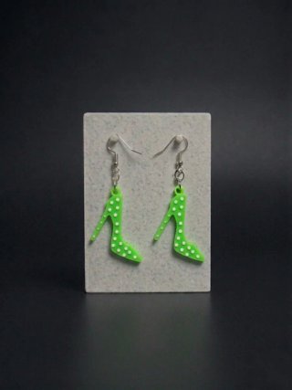 Pendientes tacón stilettos lunares