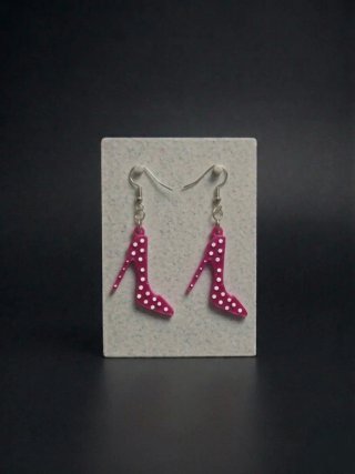 Pendientes tacón stilettos lunares