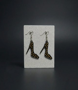 Pendientes tacón stilettos lunares