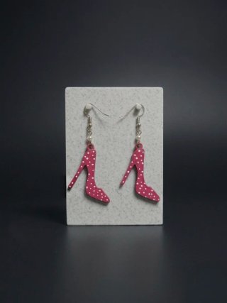 Pendientes tacón stilettos lunares