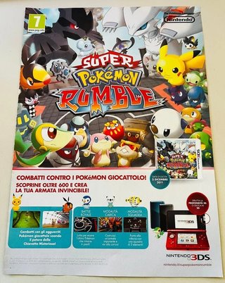 Locandina Nintendo 3DS Super Pokémon Rumble