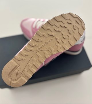 Zapatillas New Balance 36 Rosa Logo Gris
