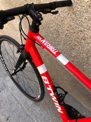 Bicicleta Triban 500 t.M 54cm Roja