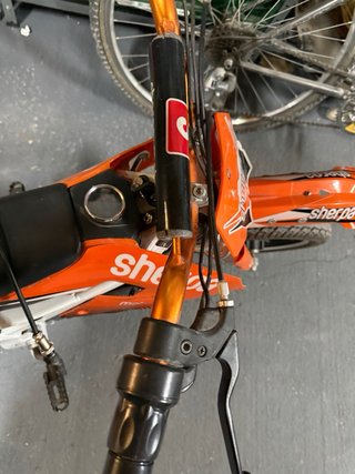 Moto infantil eléctrica tipo sherpa
