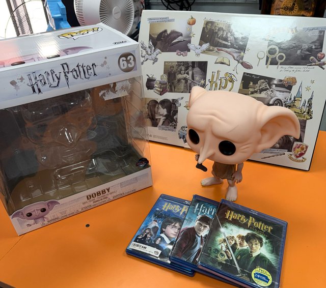 Pack Harry Potter Blu-ray + Funko Pop Dobby