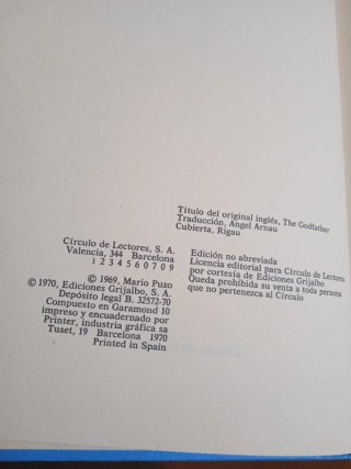 Libro EL PADRINO