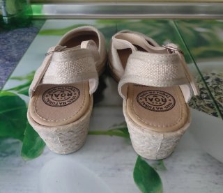 Sandalias Roal Beige Talla 39