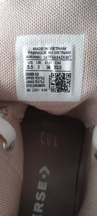 Zapatillas Converse Altas Rosas Mujer