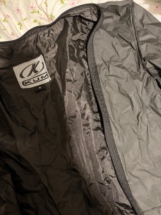 2 Chaquetas Moto KUM Negra y Gris