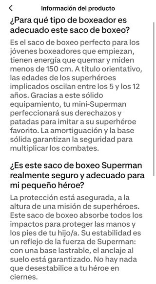 Saco de boxeo hinchable Superman Decathlon