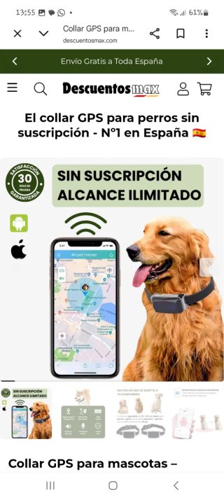 Collar GPS para perros sin suscripción