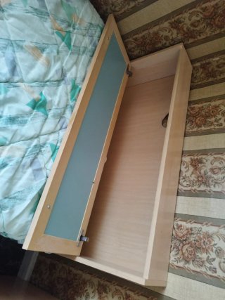 Dormitorio madera cama 90