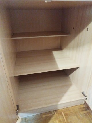 Dormitorio madera cama 90