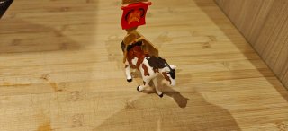 Caballo Romano Playmobil con Estandarte