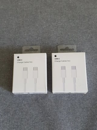 2 Cables Carga USB-C Apple 1m