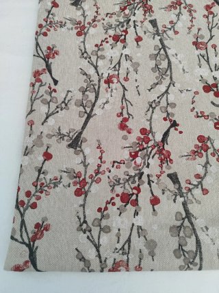 Tela algodón estampado cerezo japonés