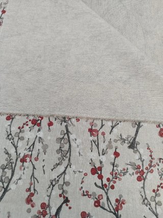 Tela algodón estampado cerezo japonés