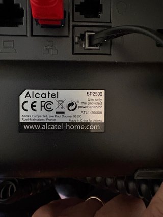 Telefono VoIP Alcatel Nero