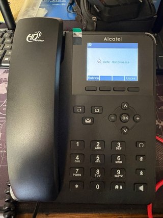 Telefono VoIP Alcatel Nero