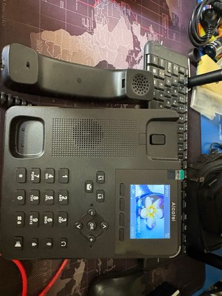 Telefono VoIP Alcatel Nero
