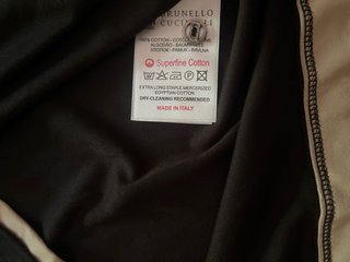 Brunello Cucinelli Polo Nero Uomo