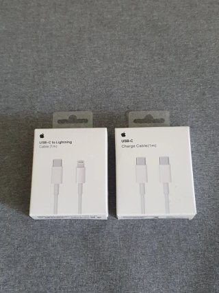 Cable USB-C a Lightning y USB-C Apple 1m