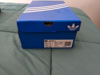 Zapatillas Adidas Samoa Blancas y Azules talla 38