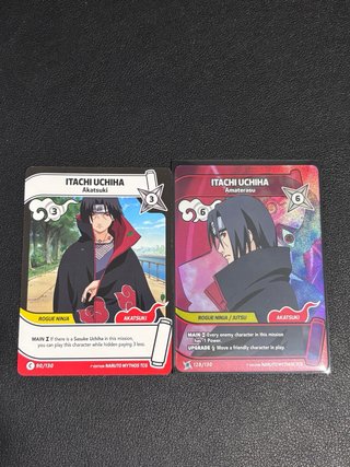 Lote Cartas Naruto Mythos TCG