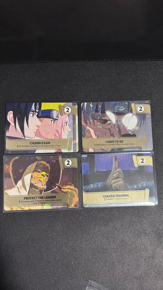 Lote Cartas Naruto Mythos TCG