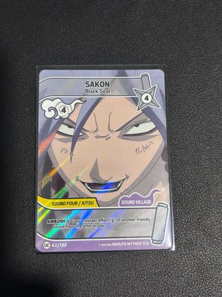 Lote Cartas Naruto Mythos TCG
