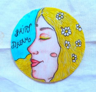 Quadretto Fairy Dream Handmade Legno
