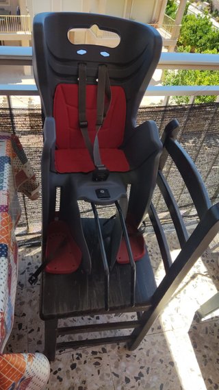 2 Asiento bici Polisport y Bellelli Grisnegro/rojo