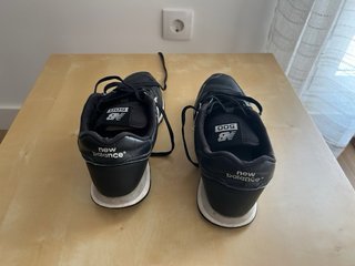 Zapatillas New Balance 500 Negras y Plateadas