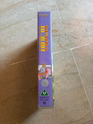 Cinta VHS Dumbo Walt Disney Clásicos