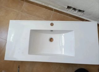 Lavabo de cerámica 100cm