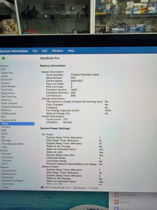 MacBook Pro 16” 2019 i7 16GB RAM 512GB SSD