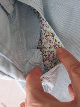 Pantalones Denim cortos azul claro T.42