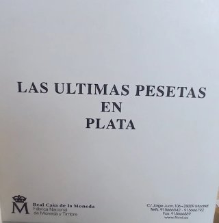 Estuche Últimas Pesetas Plata