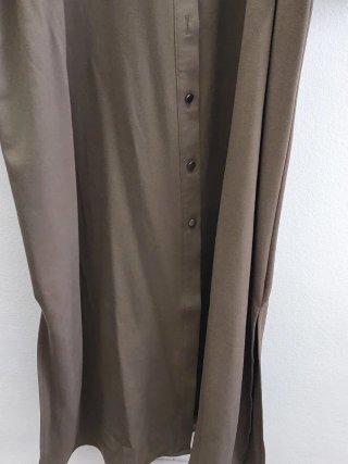 Vestido camisero Lefties verde caqui Talla XL
