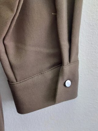 Vestido camisero Lefties verde caqui Talla XL